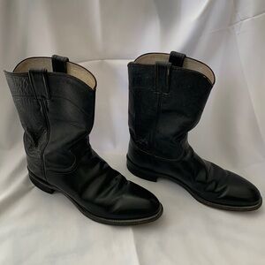 Justin Roper Boots Men’s size 9 1/2B great for RODEO or motorcycle